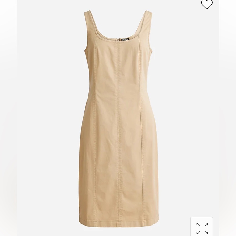 Fitted lightweight chino dress